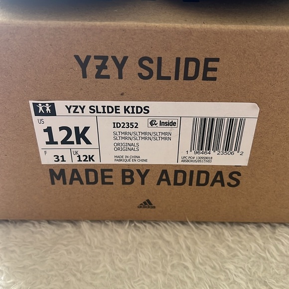 Yeezy slides kids - slate marine - Picture 3 of 4